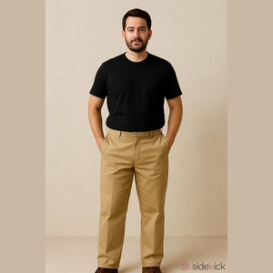 George Cotton Dress Pants Khaki Tan 40x30
